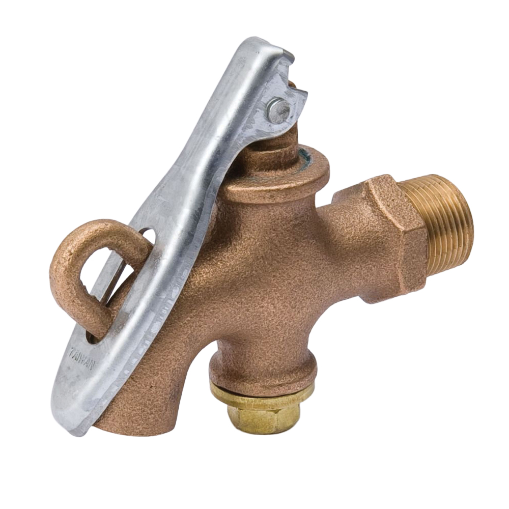 ProLine Series 109-224 Heavy-Duty Drum and Barrel Valve, 3/4 in Connection, MPT x Hose, Bronze Body