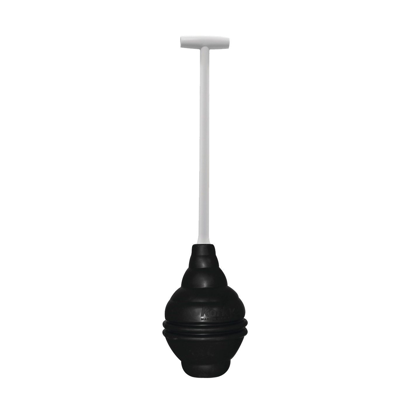 BEEHIVE Max 99-4A Toilet Plunger, Black, 6 in Cup, T-Shaped Handle
