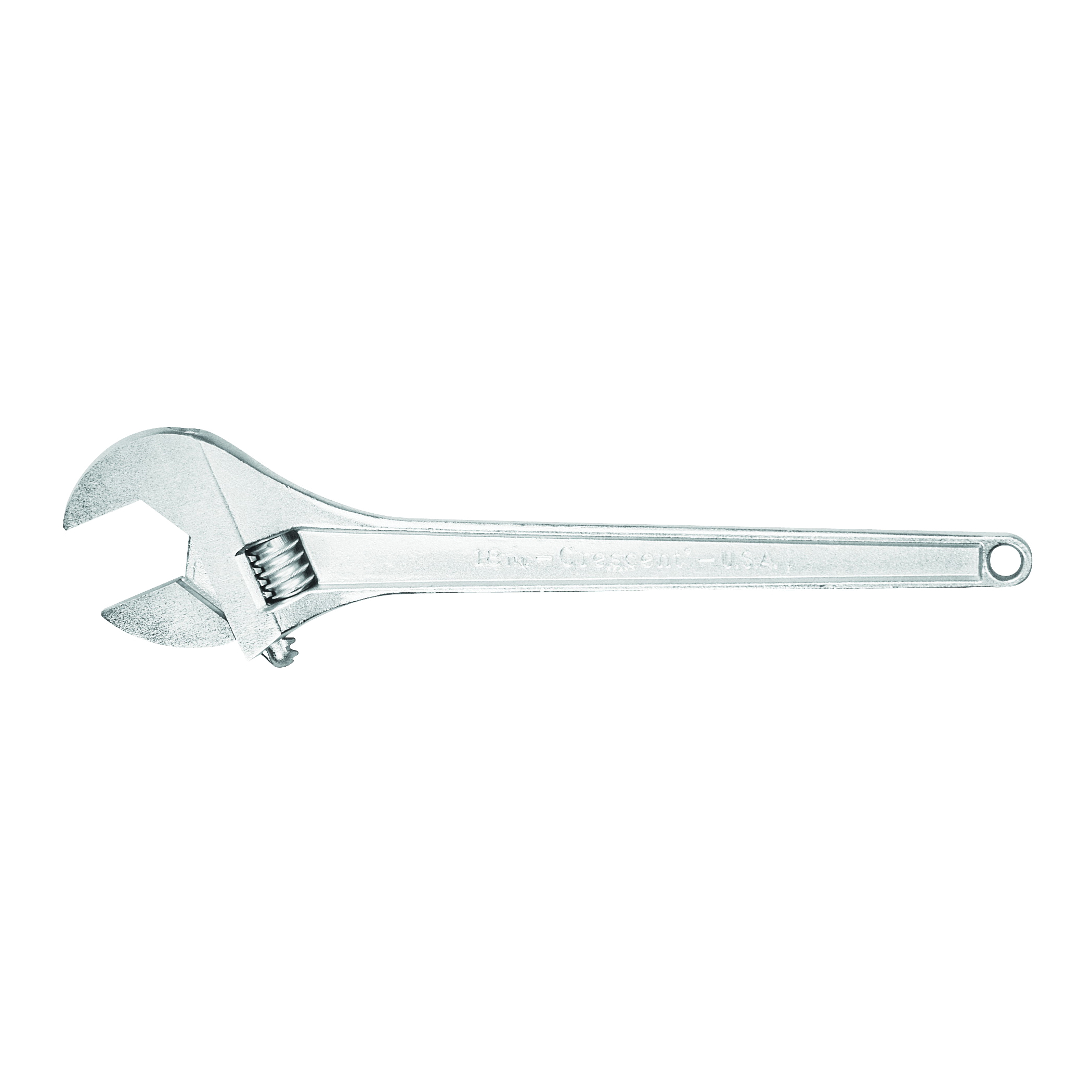 AC115 Adjustable Wrench, 15 in OAL, 1.688 in Jaw, Steel, Chrome-Plated, I-Beam Handle