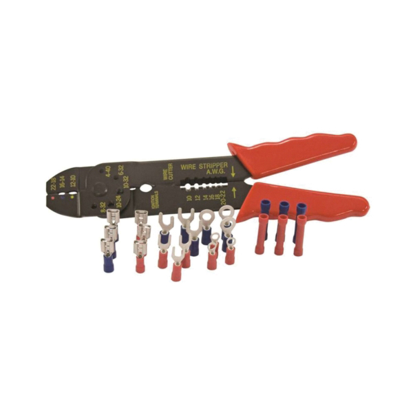 GS-67K Stripper and Crimper Tool Kit, 22 to 14 AWG Wire, 22 to 10 AWG Stripping
