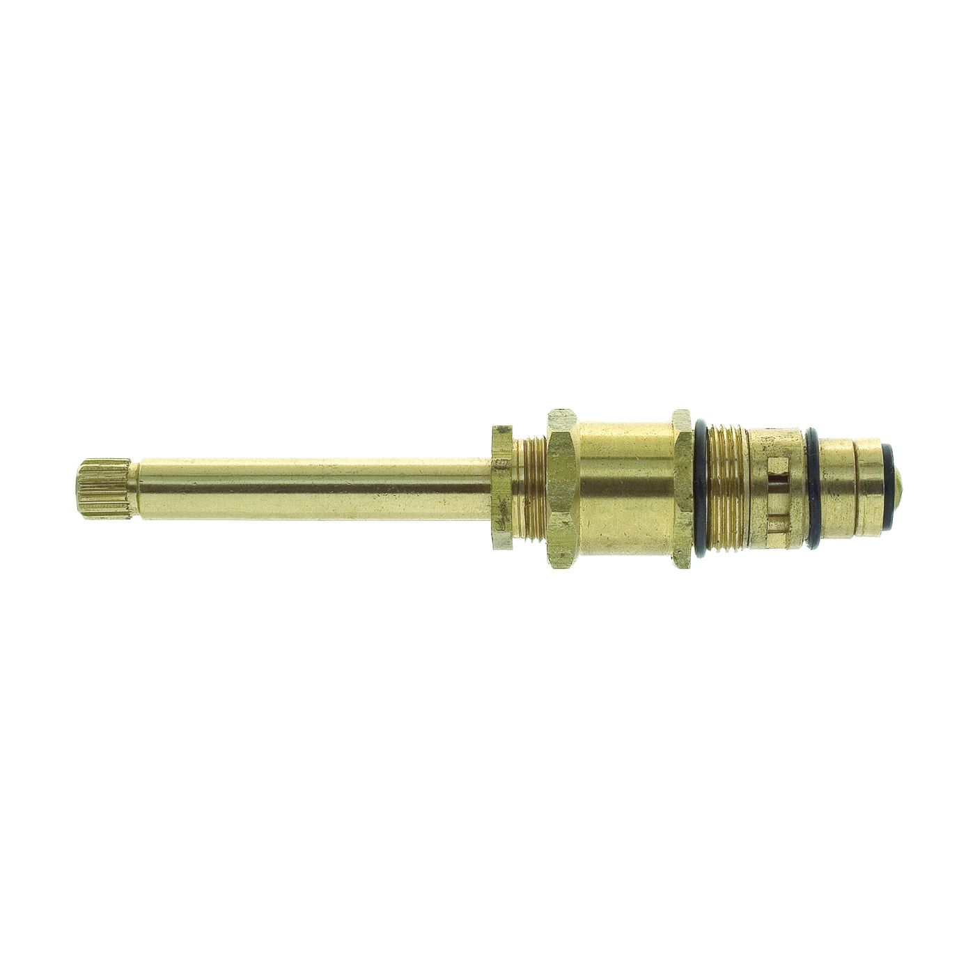 15886B Diverter Stem, Brass, Brass, 4-11/16 in L, For: Sayco Two Handle Models 308 and T-308 Bath Faucets