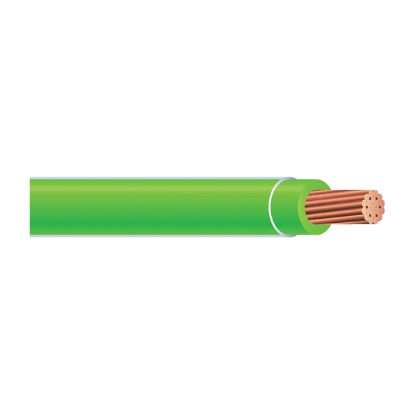22977336 Series Building Wire, Green Sheath, 10 AWG Wire, 50 ft L, Copper Conductor, PVC Insulation
