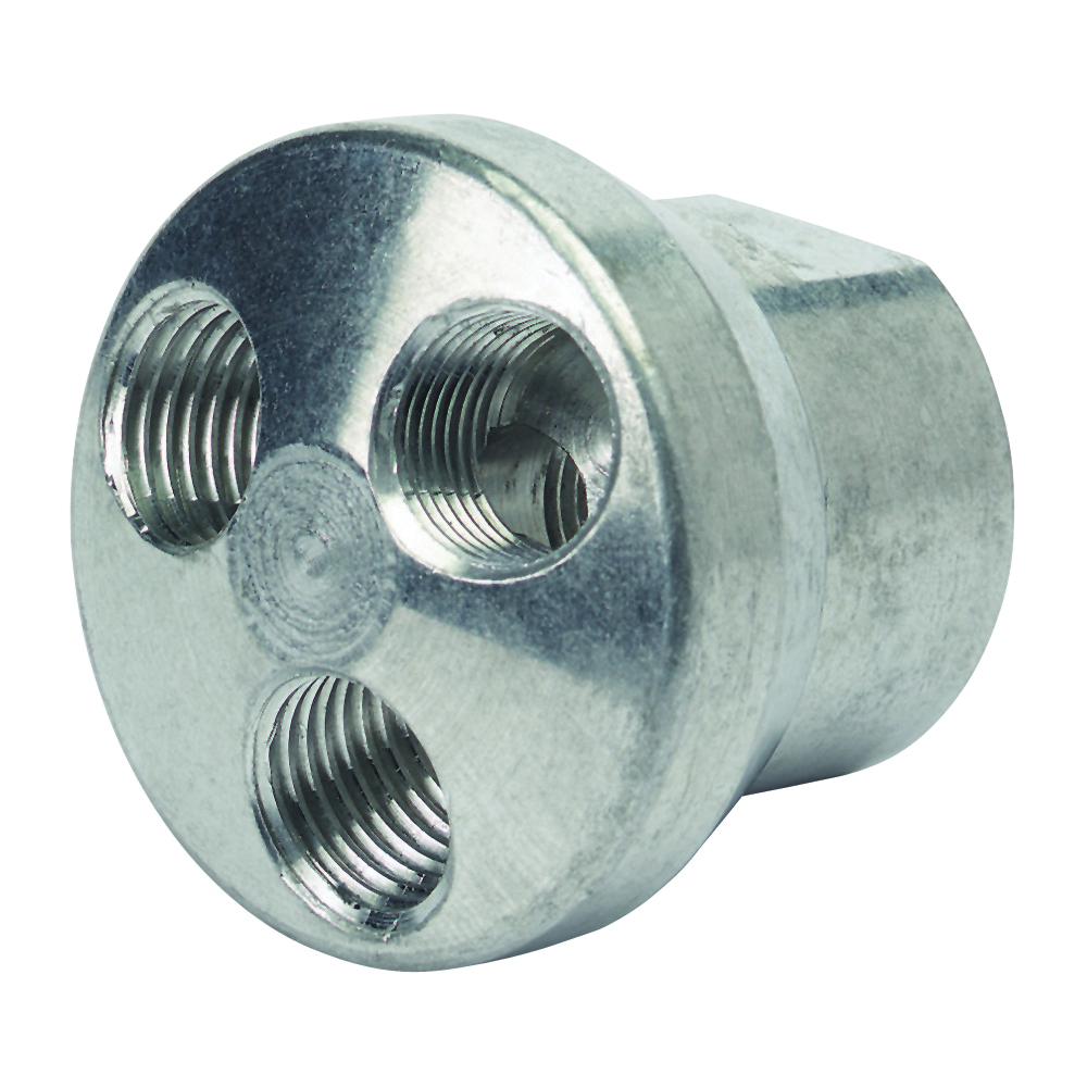 41-125 3-Way 3-in-1 Air Line Manifold, 1/4 in, NPT