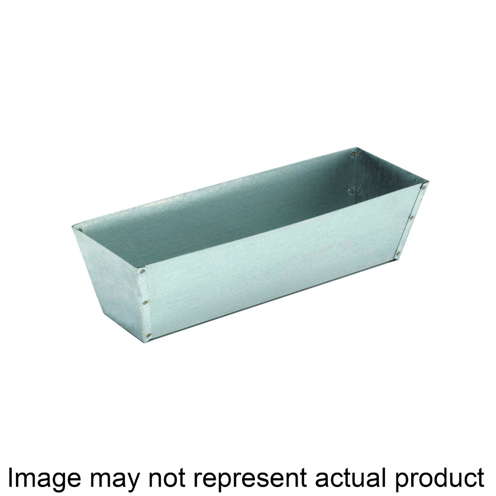 813 Drywall Mud Pan, 12-1/2 in L Bottom, 3 in W Bottom, Aluminum