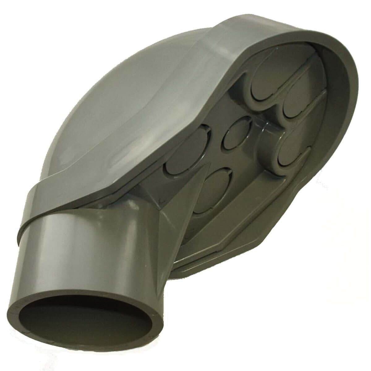 E998H-CAR Service Entrance Cap, PVC, Gray