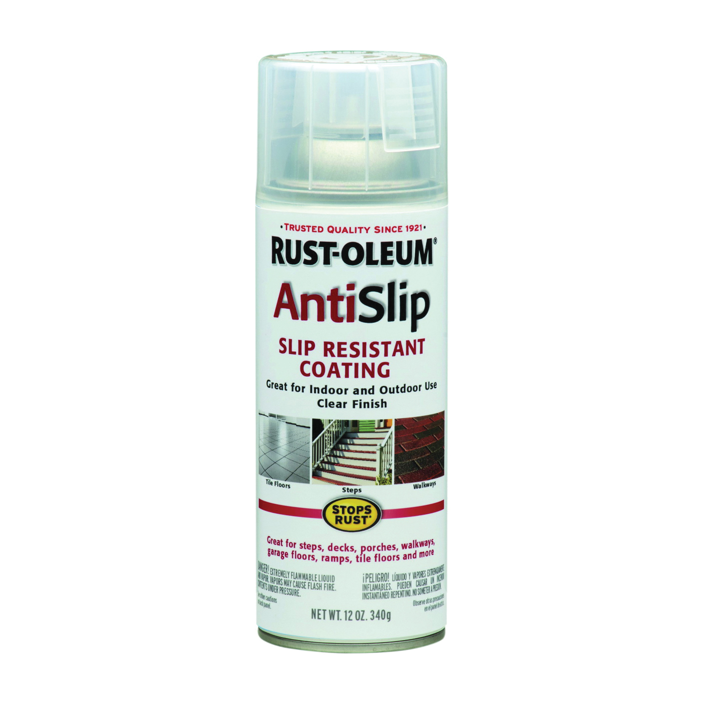 271455 Rust Preventative Spray Paint, Clear, 12 oz, Can
