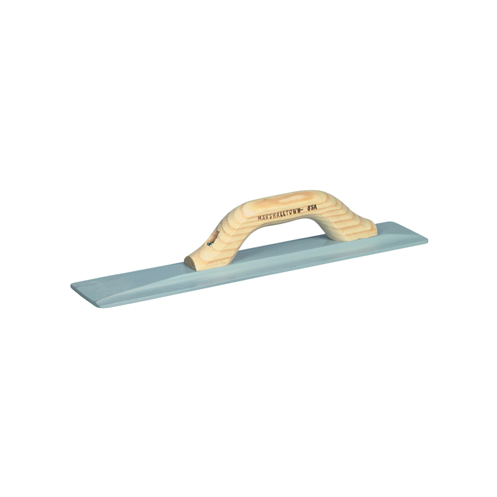 145 Hand Float, 16 in L Blade, 3-1/8 in W Blade, Magnesium Blade, Beveled End Blade, Wood Handle