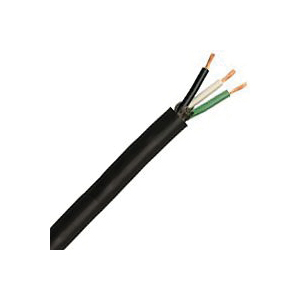 233850408 250 ft. Electrical Cable, TPE, 18/3, Black
