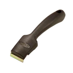 Black & Silver 10510 Pull Scraper, 1-1/2 in W Blade, 2-Edge Blade, HCS Blade, Polypropylene Handle, Angled Handle