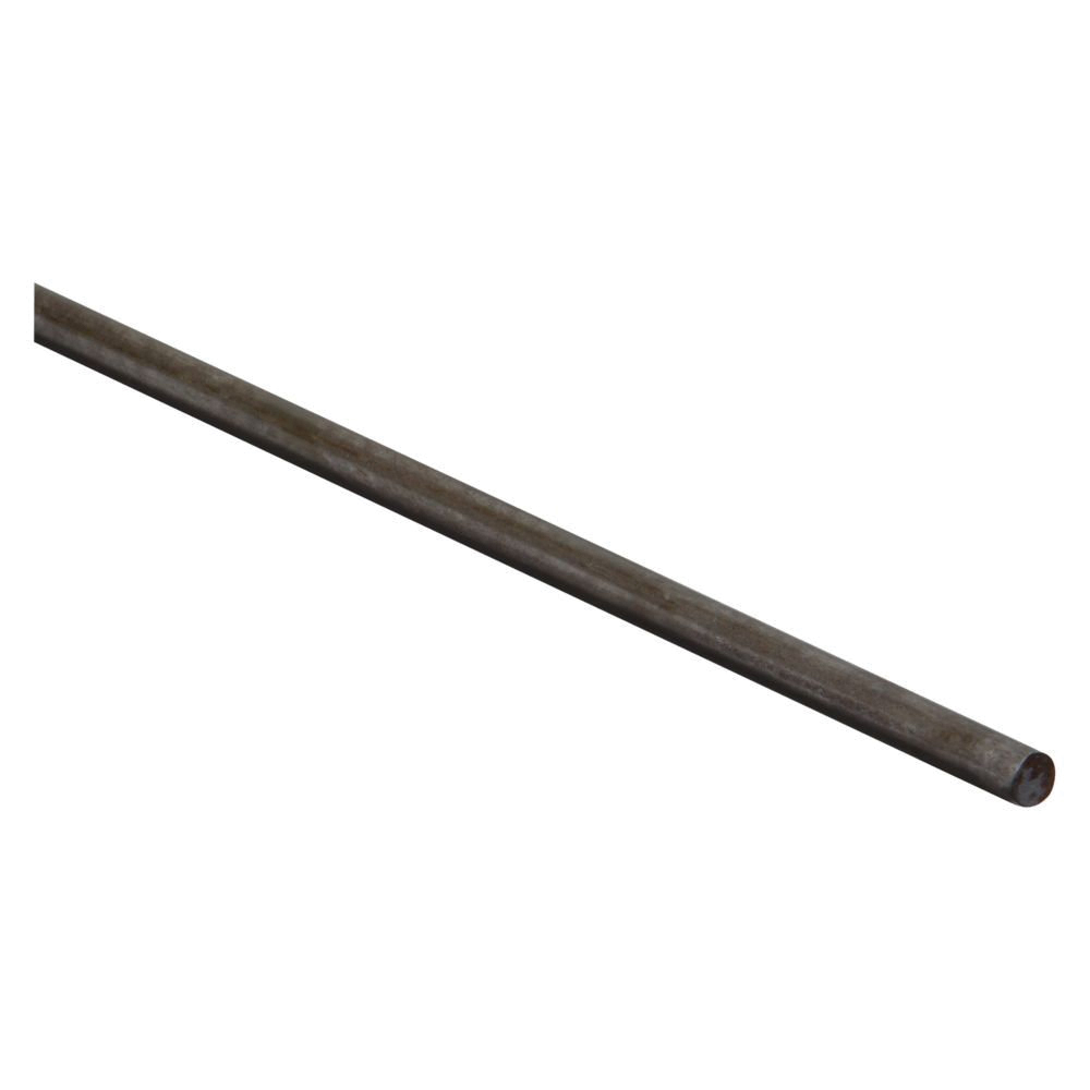 4055BC Series N215-327 Smooth Rod, 1/4 in Dia, 72 in L, Steel, Plain