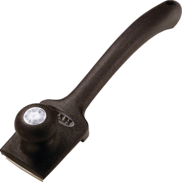 Black & Silver Lifetime Series 10540 Pull Scraper, 2-1/2 in W Blade, 4-Edge Blade, HCS Blade, Polypropylene Handle