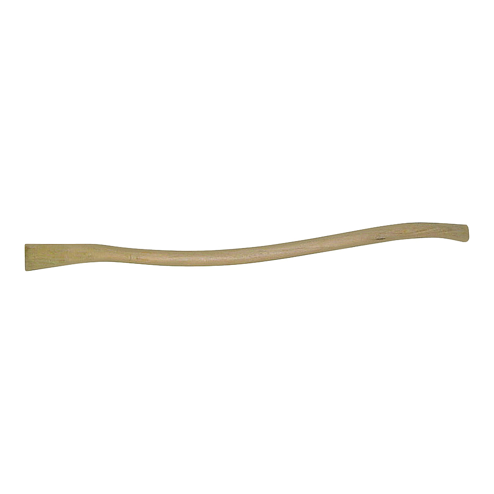 65132 Carpenter Adze Handle, 36 in L, Wood, Clear Lacquer, For: House or Railroad Carpenter's Adze Handle