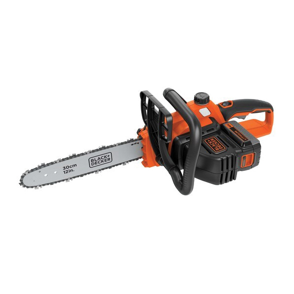Black+Decker LCS1240 Chainsaw, Battery Included, 2 Ah, 40 V, Lithium-Ion, 4 in Cutting Capacity, 12 in L Bar - 3