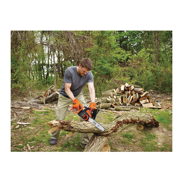 Black+Decker LCS1240 Chainsaw, Battery Included, 2 Ah, 40 V, Lithium-Ion, 4 in Cutting Capacity, 12 in L Bar - 5