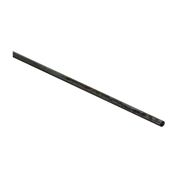4055BC Series N266-072 Rod, 1/8 in Dia, 48 in L, Steel, Plain