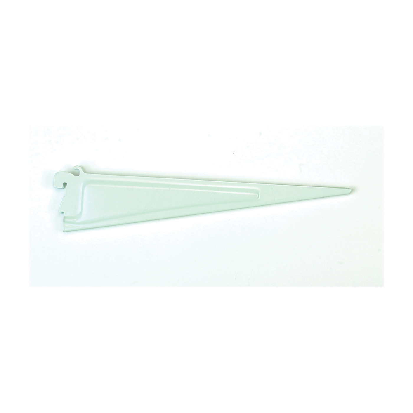 ShelfTrack 2853700 Wire Shelving Bracket, 12 in L, 2-1/2 in H, Steel, White