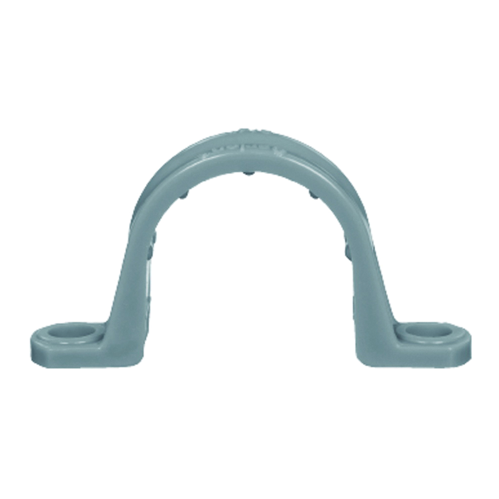 E977EC-CTN Conduit Clamp, 3/4 in, PVC, Gray