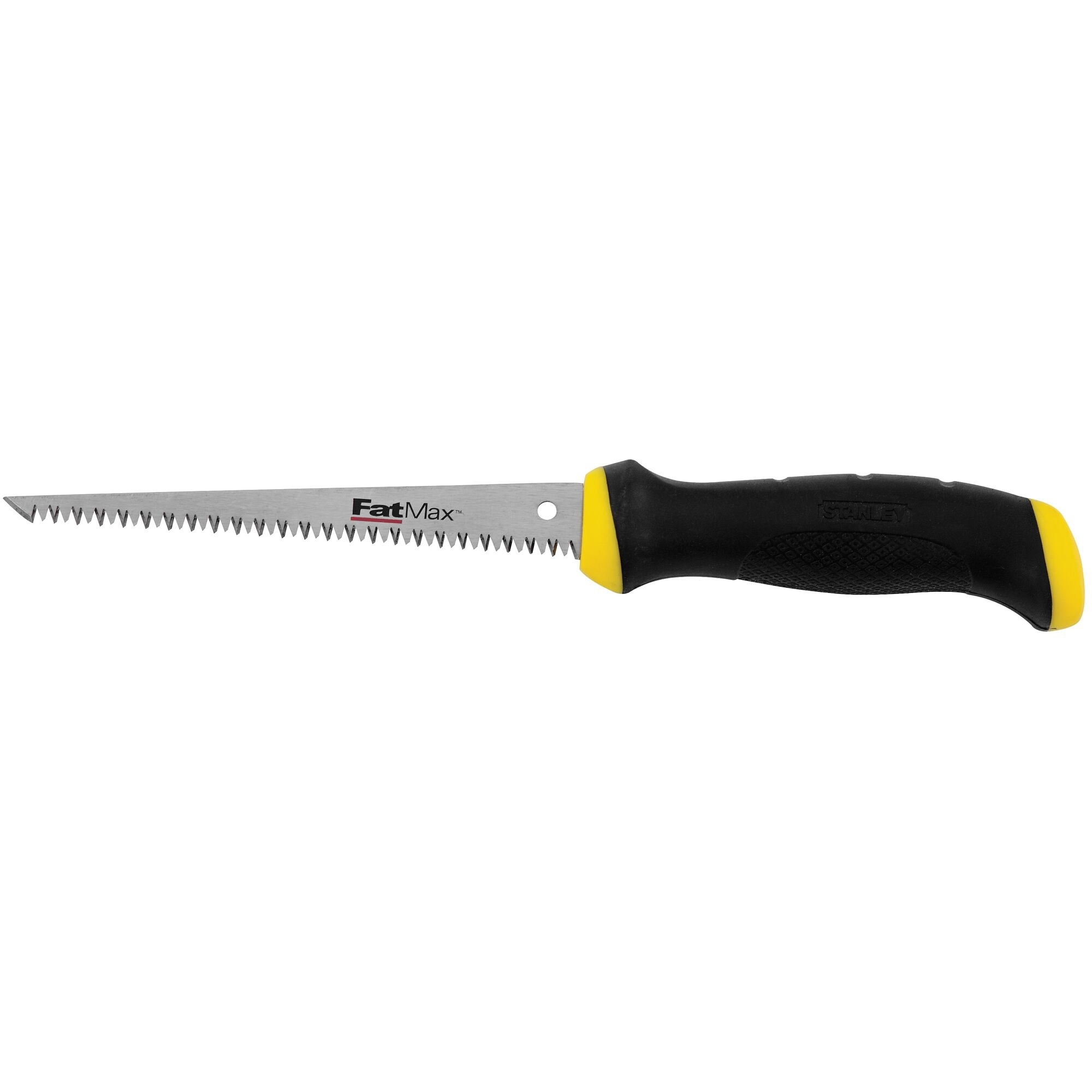 Fatmax 20-556 Jab Saw, 6-1/4 in L Blade, Steel Blade, 8 TPI, Slip-Resistant Grip Handle, Plastic/Rubber Handle