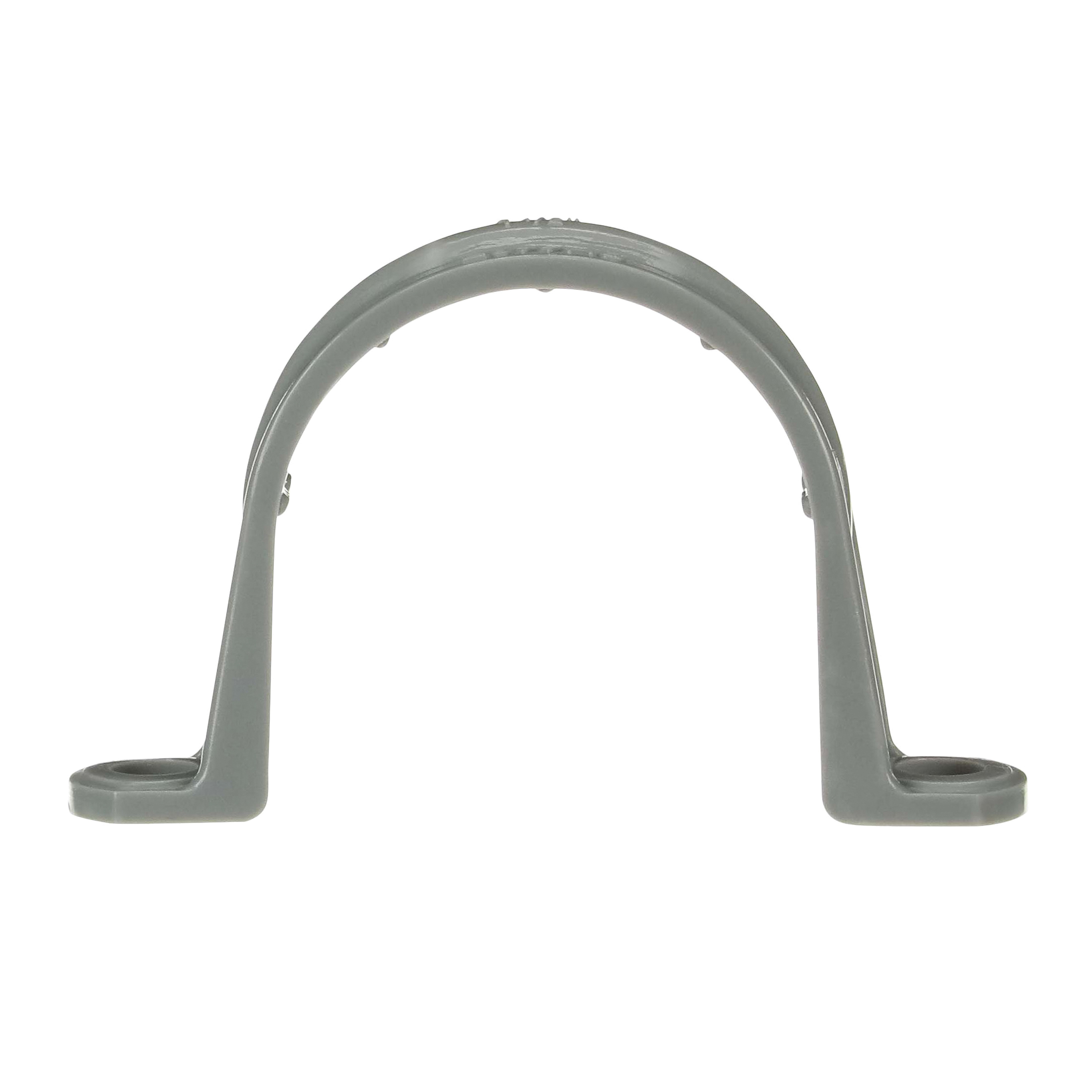 E977HC-CTN Conduit Clamp, 1-1/2 in, PVC, Gray