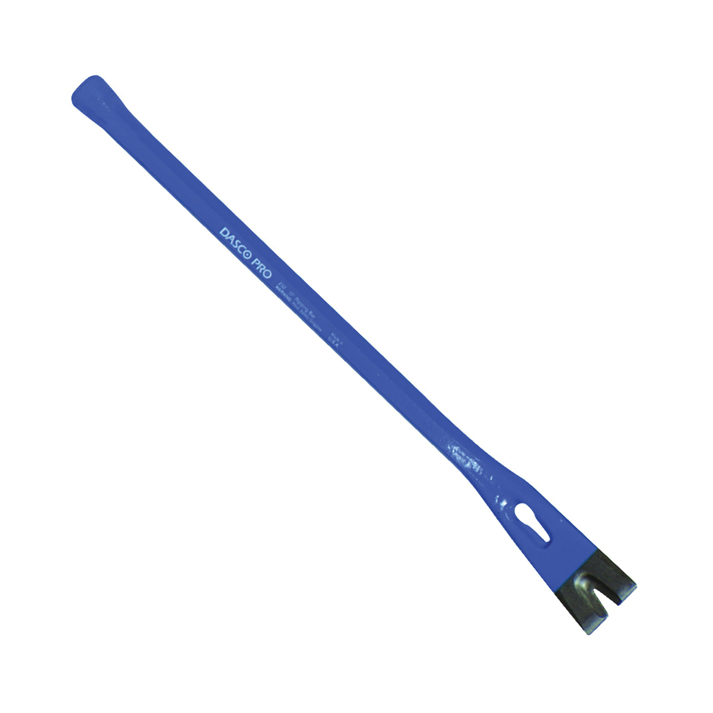 231 Ripping Bar, 17-3/4 in L, Straight Tip, HCS, Blue