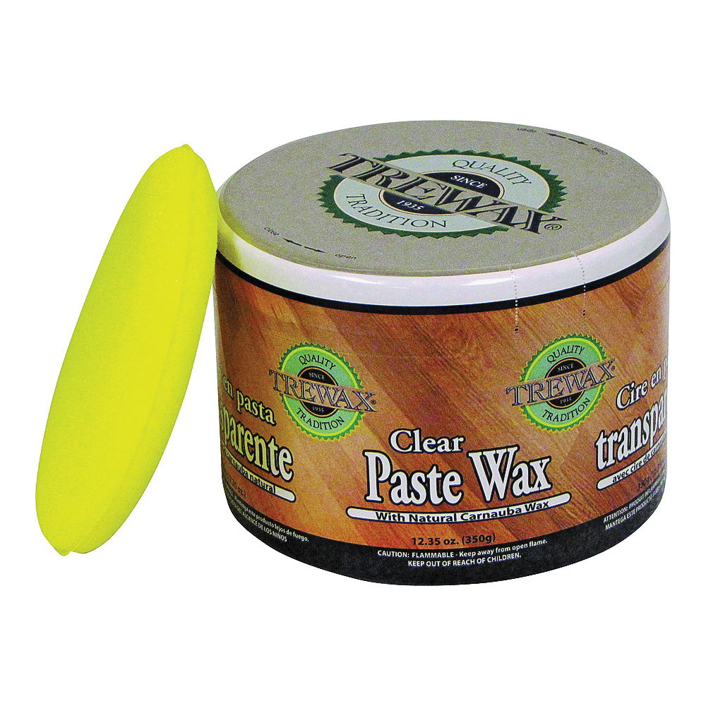887101016 Paste Wax, Transparent, Clear, Solid, 12.35 oz, Can