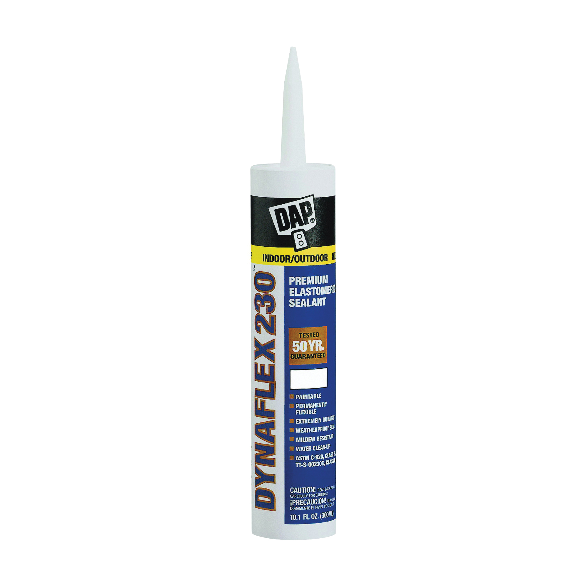Dap 18286 Premium Sealant, Gray, 1 day Curing, 40 to 100 deg F, 10.1 oz, Cartridge