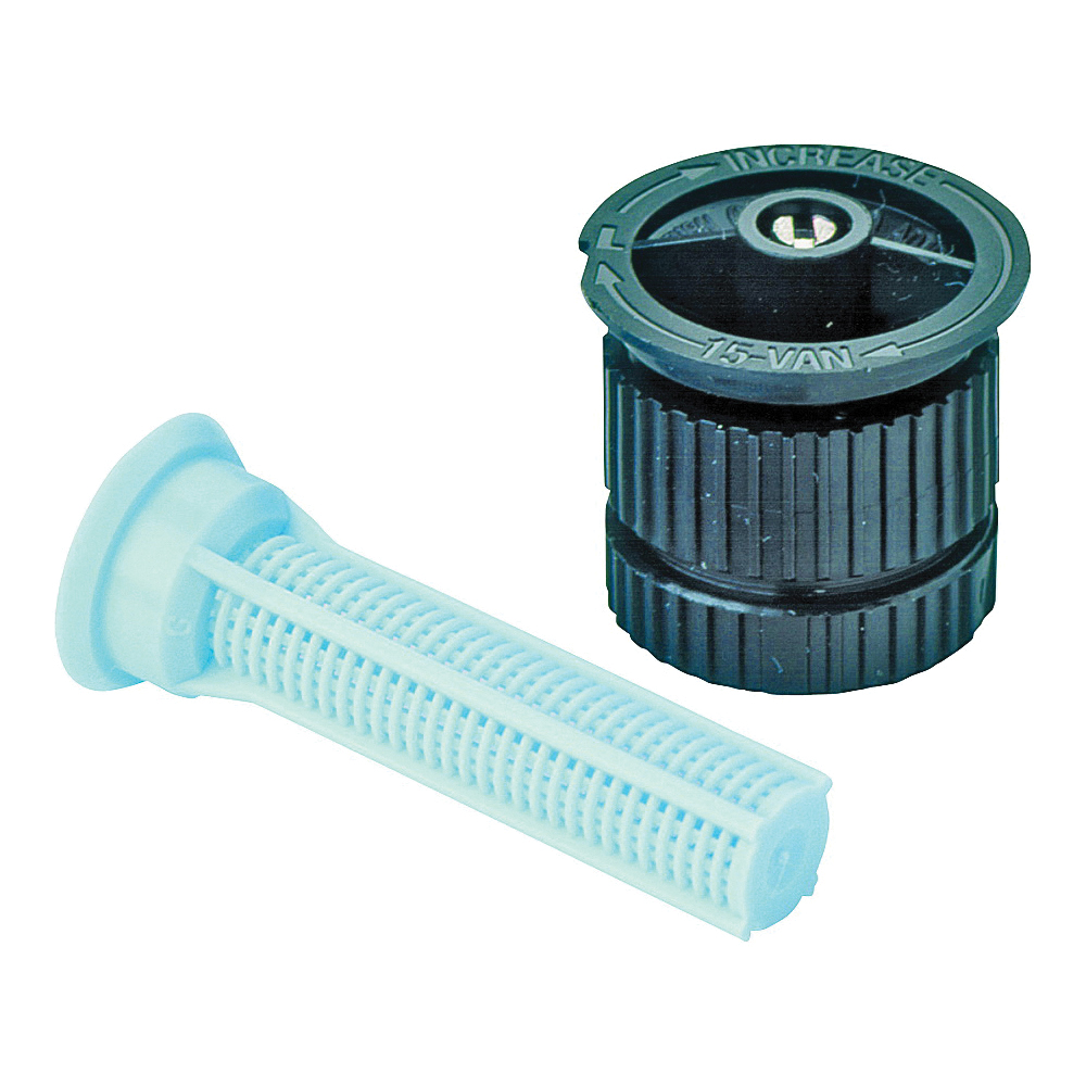 15AP Sprinkler Nozzle, 4 in H Pop-Up, Up to 15 ft, 30 deg Nozzle Trajectory, Fixed Spray Nozzle