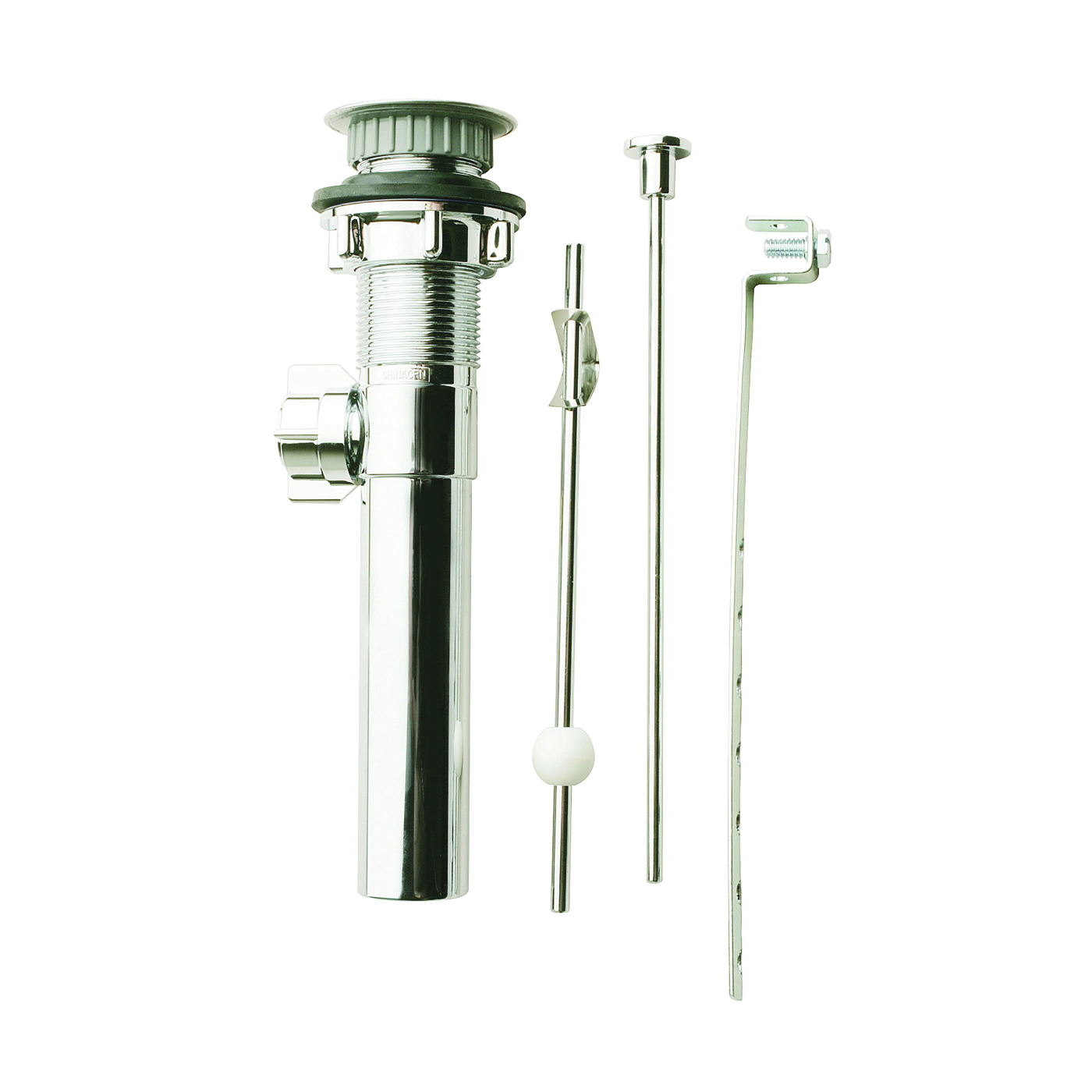 PP22070 Lavatory Pop-Up Assembly, 1-1/4 in Connection, Plastic, Chrome
