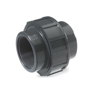 164-104 Pipe Union, 3/4 in, FPT, Gray, SCH 80 Schedule, 150 psi Pressure