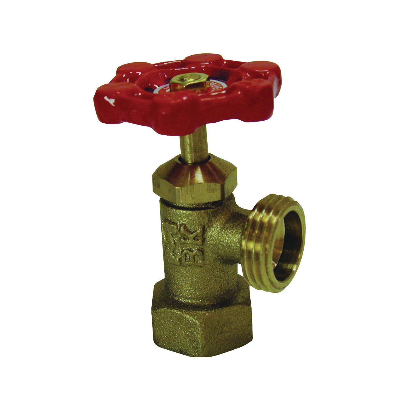ProLine Series 102-104 Boiler Drain Valve, 3/4 in Connection, FPT x Hose, 125 psi Pressure, Brass Body