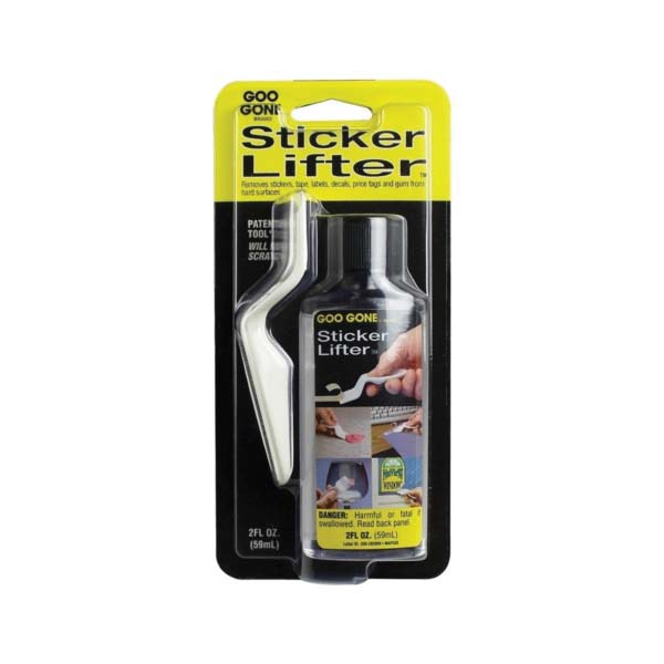 2104 Tape and Sticker Lifter, 2 oz Bottle, Liquid, Citrus, Yellow