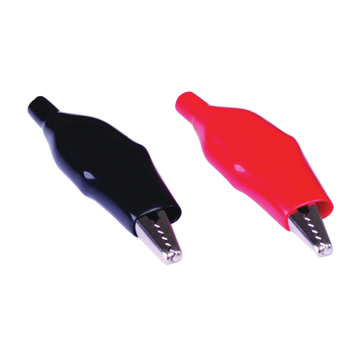 14-078 Alligator Clip, 7/16 in Jaw Opening, 22 to 14 AWG Wire, Vinyl Insulation, Black/Red