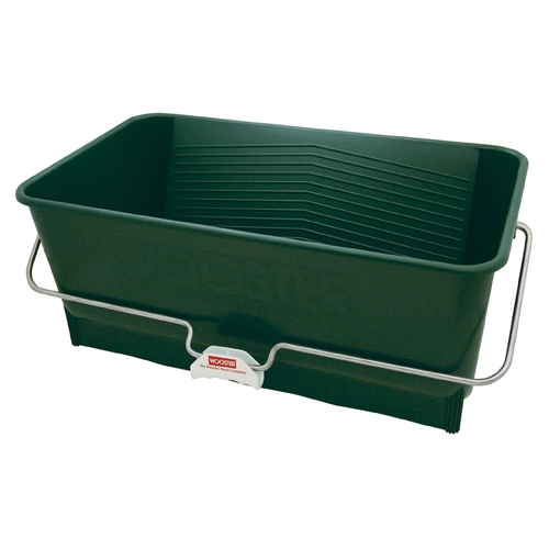 Wide Boy 8614 Paint Bucket, 5 gal Capacity, Polypropylene, Green, Comfort-Grip Handle