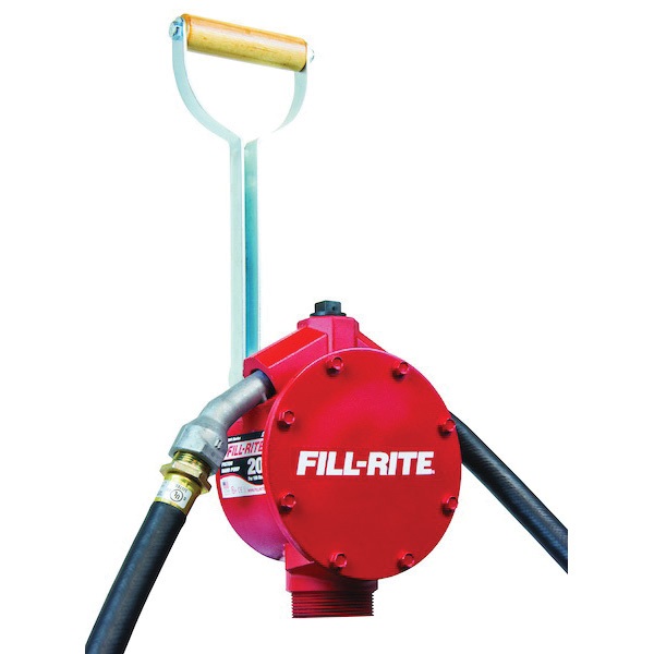 FR152 Hand Pump, 20 to 34-3/4 in L Suction Tube, 3/4 in Outlet, 20 gal/100 Stroke, Cast Aluminum