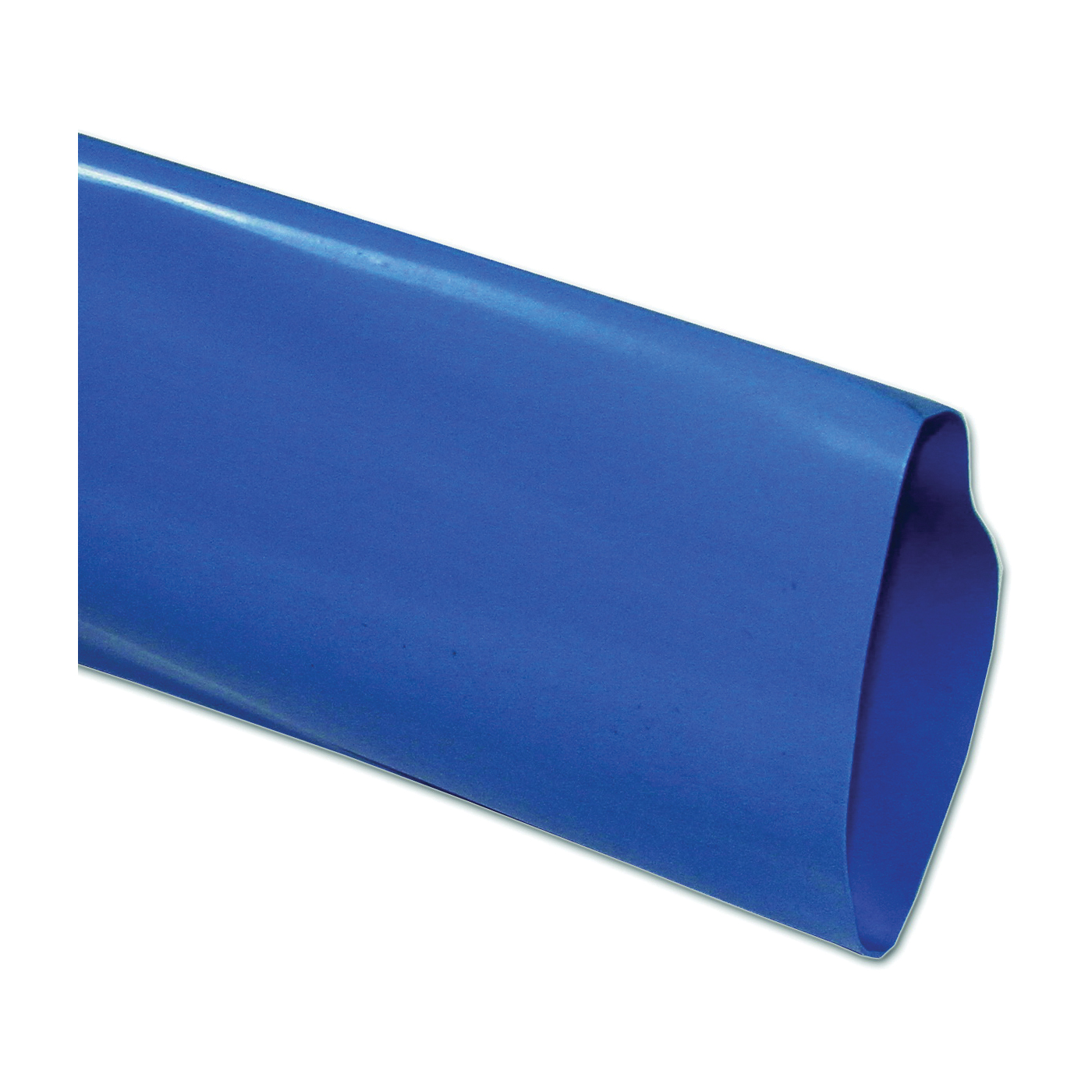 T36 Series T36005002 Flat Discharge Hose, 2 in ID, 150 ft L, Polyethylene, Blue