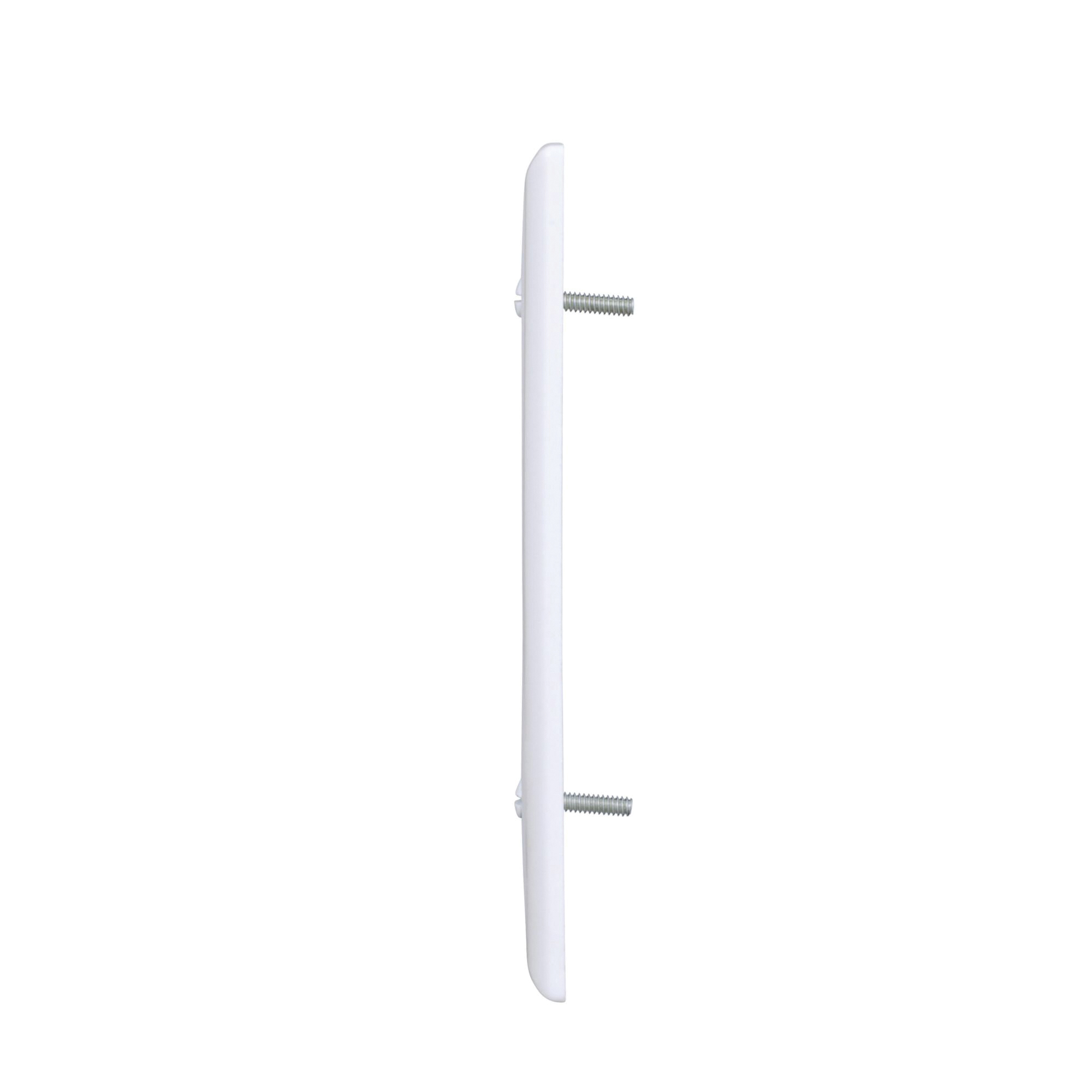 Eaton Wiring Devices 2729W-BOX Blank Wallplate, 5-1/4 in L, 3-1/5 in W, 1-Gang, Blank, Thermoset, White - 2