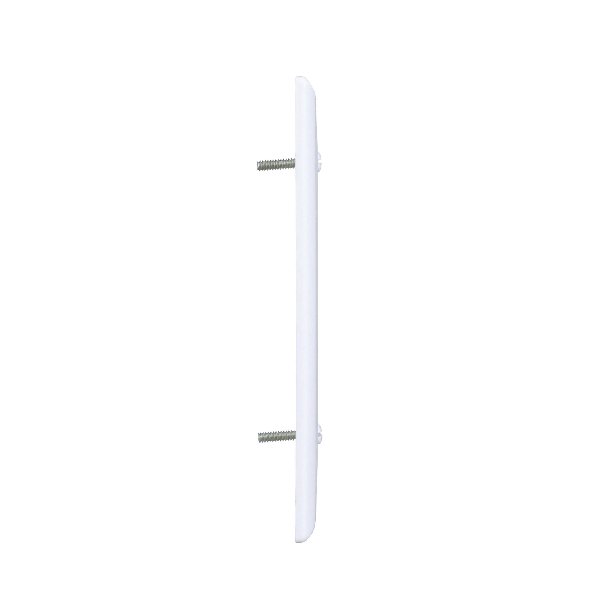 Eaton Wiring Devices 2729W-BOX Blank Wallplate, 5-1/4 in L, 3-1/5 in W, 1-Gang, Blank, Thermoset, White - 4