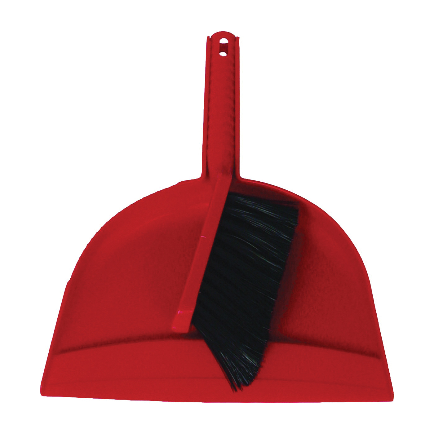 030-12 Dustpan, 10-1/4 in W, Plastic, Red