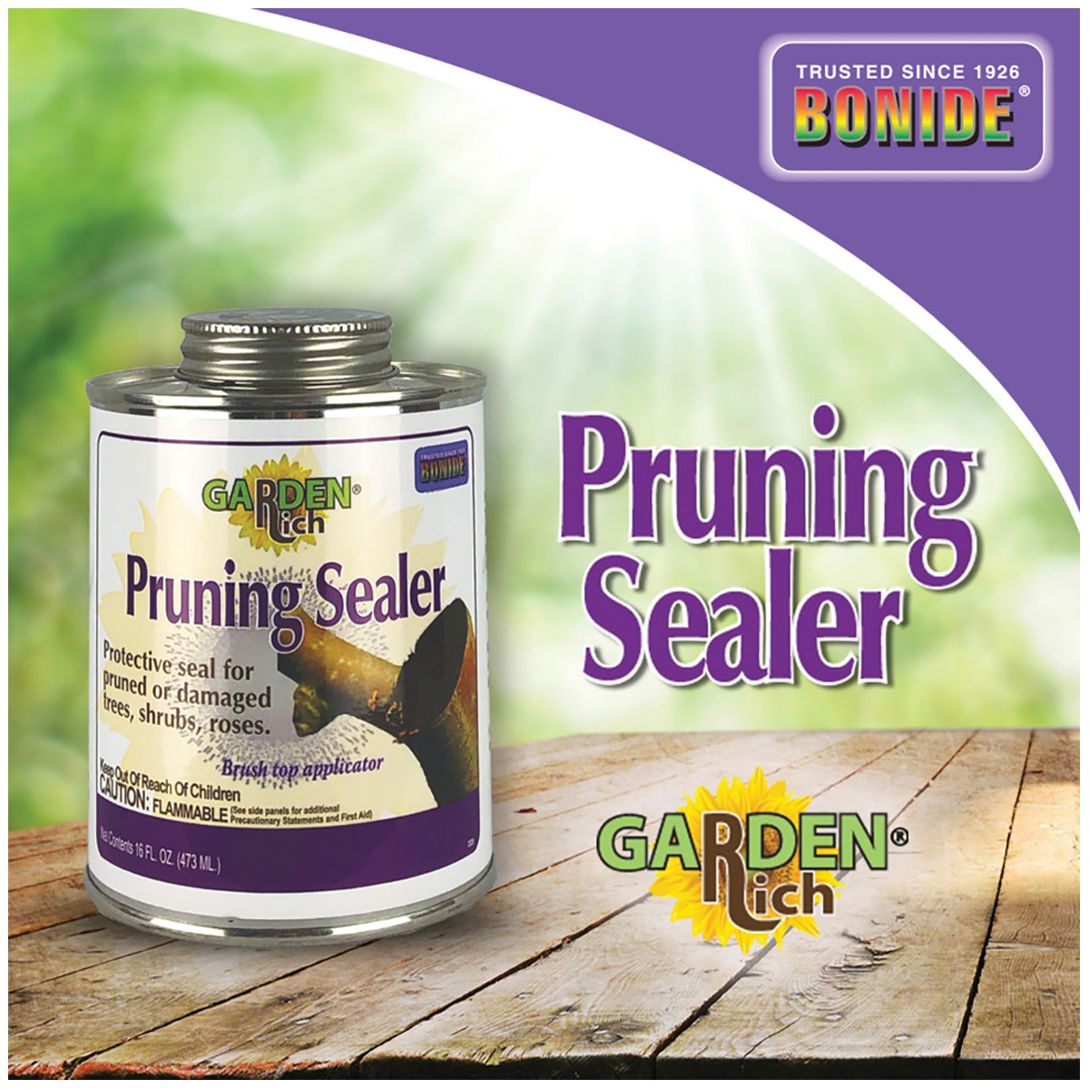 Bonide 225 Pruning Sealer, Liquid, Petroleum Solvent, Black, 1 pt - 4