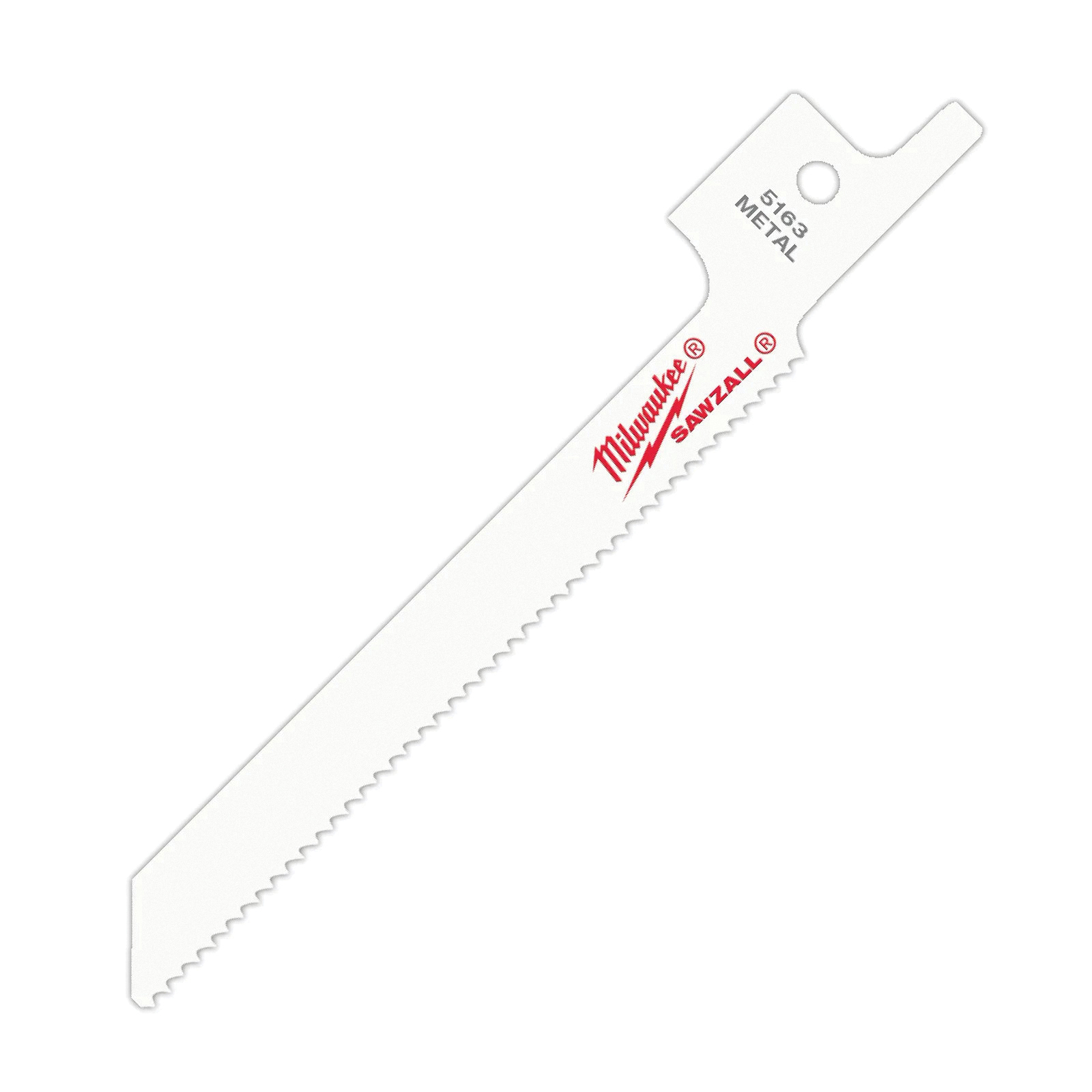 48-00-5163 Reciprocating Saw Blade, 5/16 in W, 3-5/8 in L, 18 TPI, Bi-Metal Cutting Edge