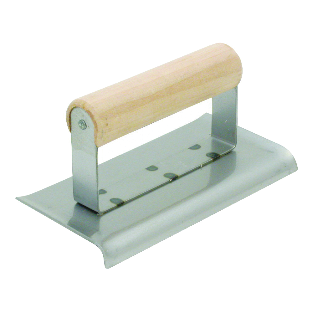 92 Hand Edger, 6 in L Blade, 2-3/4 in W Blade, Steel Blade, 1/2 in Lip, 3/8 in Lip Radius, Wood Handle
