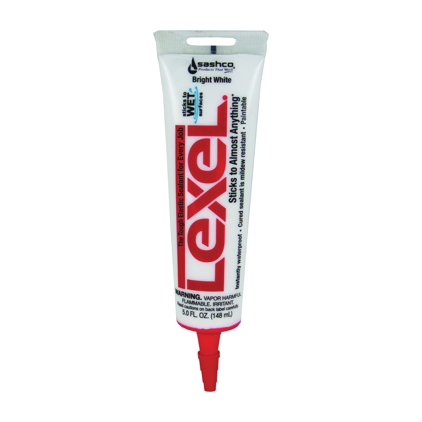 13033 Elastic Sealant, White, 7 days Curing, 0 to 120 deg F, 5 oz Tube