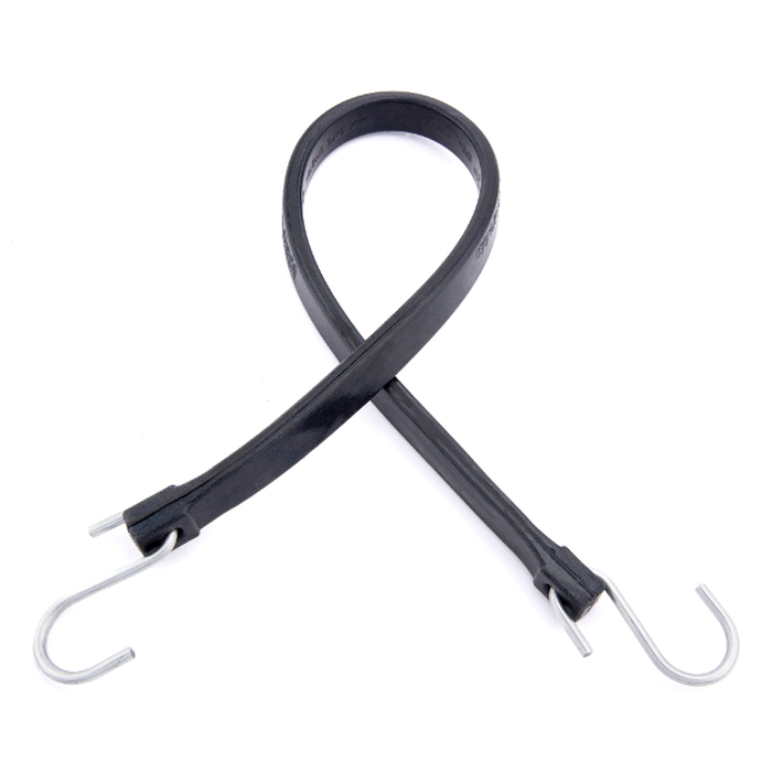 Keeper 06224 Strap, 3/4 in W, 24 in L, EPDM, Black, S-Hook End - 2