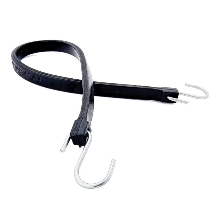 Keeper 06224 Strap, 3/4 in W, 24 in L, EPDM, Black, S-Hook End - 4