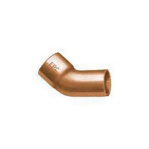 Elkhart Products 31194 Street Pipe Elbow, 1/2 in, Sweat x FTG, 45 deg Angle, Copper - 1
