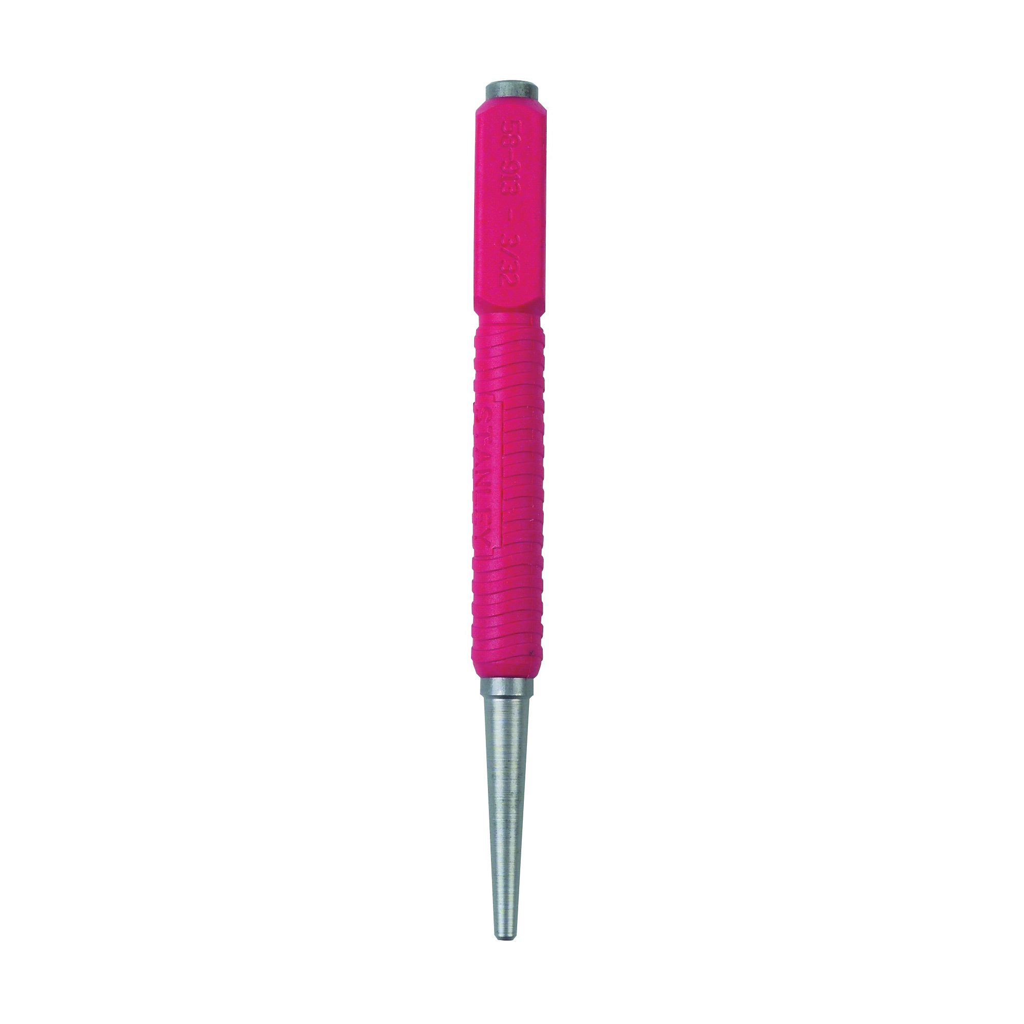 58-913 Nail Set, 3/32 in Tip, 5 in L, Steel