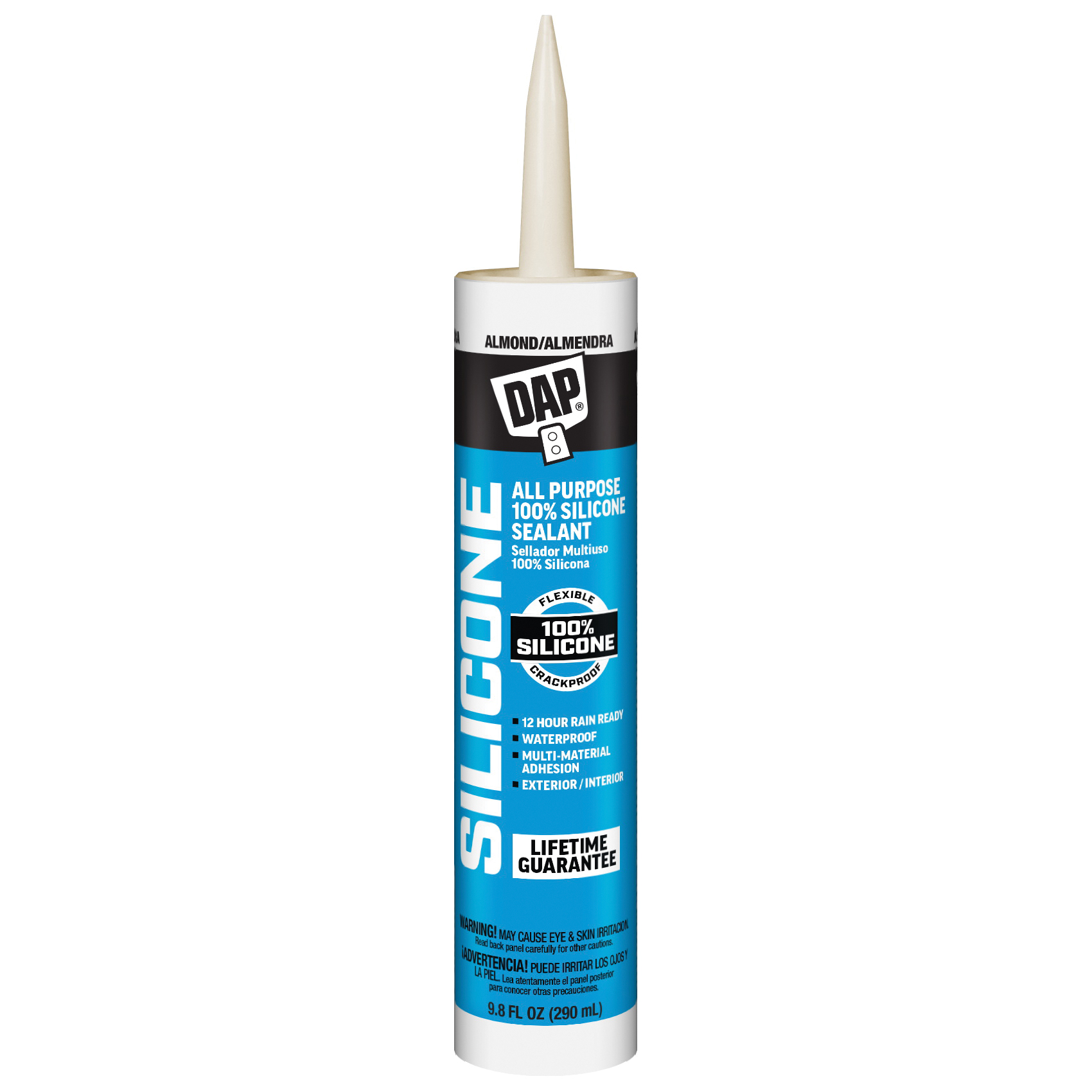 08649 Window and Door Sealant, Almond, -40 to 400 deg F, 9.8 fl-oz Cartridge
