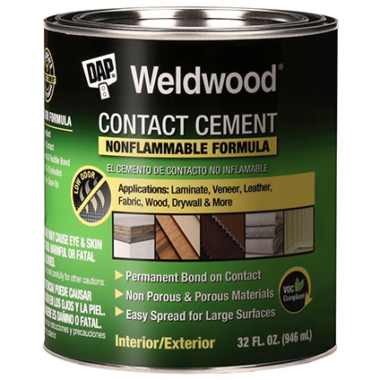 25332 Contact Cement, Liquid, Slight, White, 1 qt Can