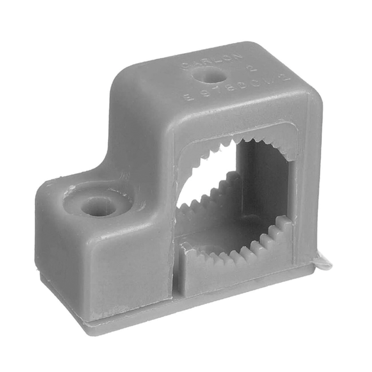 E978DC-CAR Conduit Support Strap, 1/2 in, Polypropylene, Gray