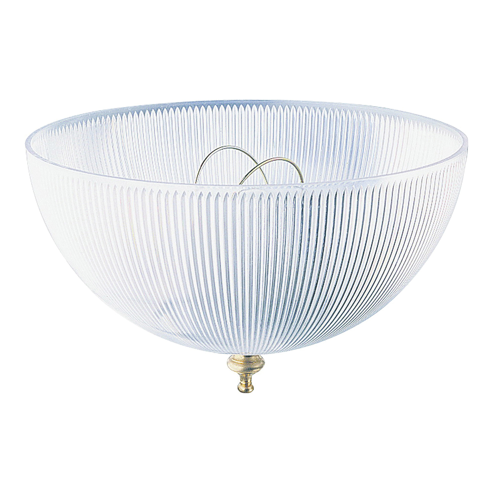 8149300 Light Shade, Dome, Acrylic, Clear